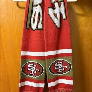 San Francisco 49ers Red and Gold Scarf